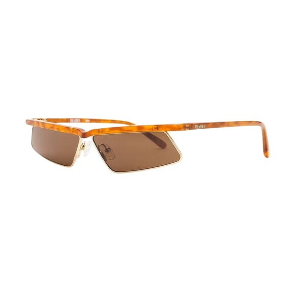 THE ATTICO Aria Sunglasses in Yellow Gold Blonde T-shell Brown New Womens Sunnie - Picture 2 of 15